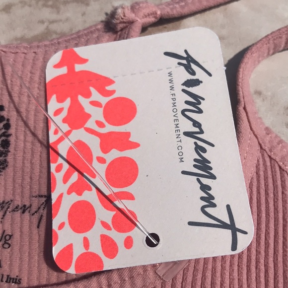 Free People Movement Happiness Runs Crop Tank Top in Soft Pink - Picture 9 of 15